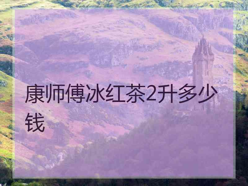 康师傅冰红茶2升多少钱