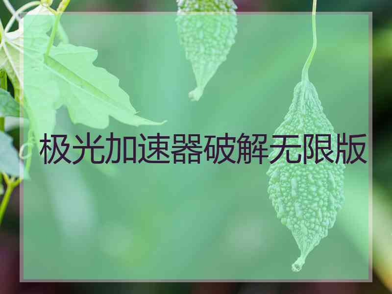 极光加速器破解无限版