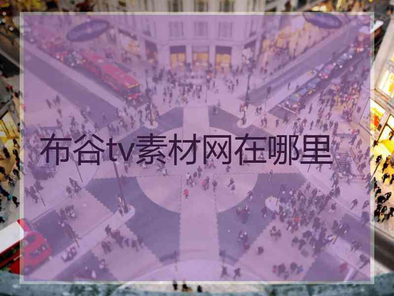 布谷tv素材网在哪里