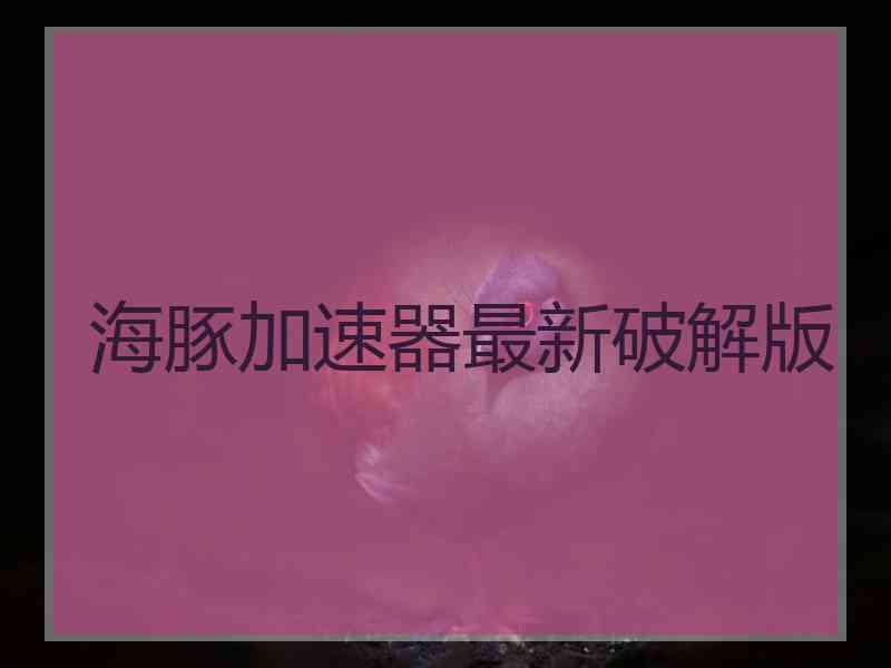 海豚加速器最新破解版