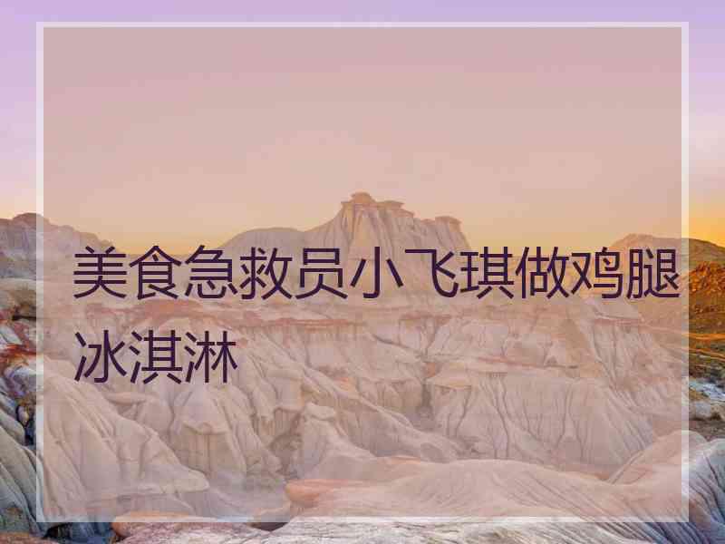 美食急救员小飞琪做鸡腿冰淇淋