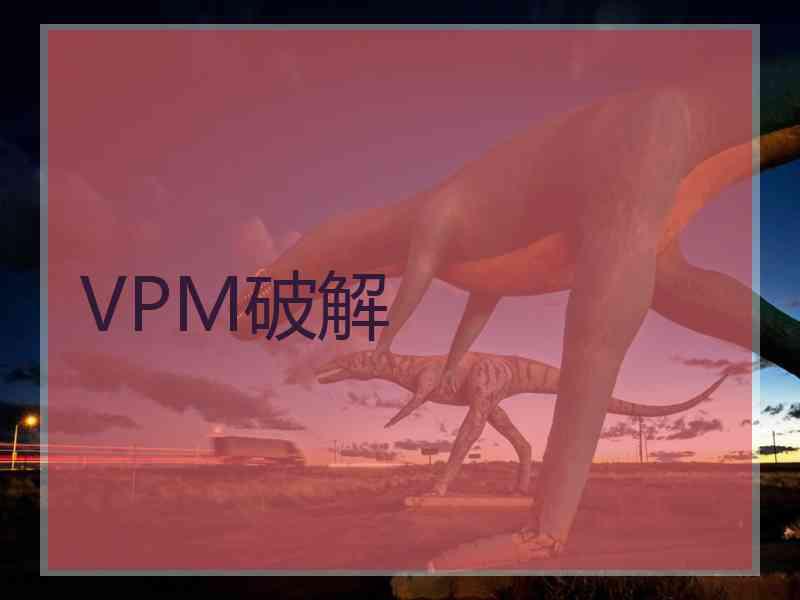 VPM破解