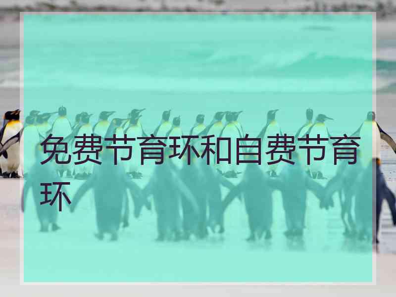 免费节育环和自费节育环