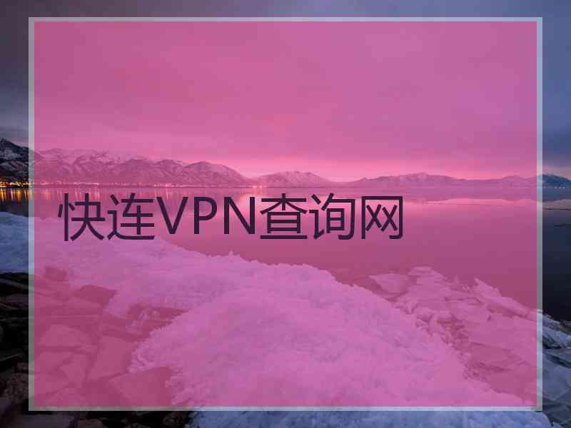 快连VPN查询网