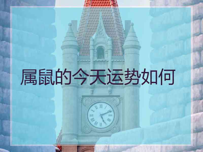 属鼠的今天运势如何