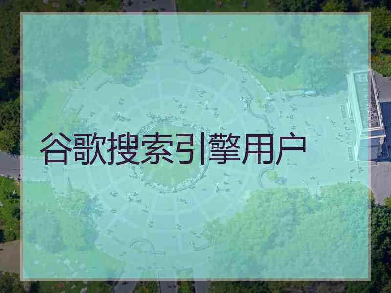 谷歌搜索引擎用户