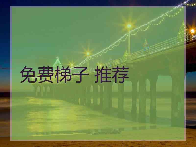 免费梯子 推荐