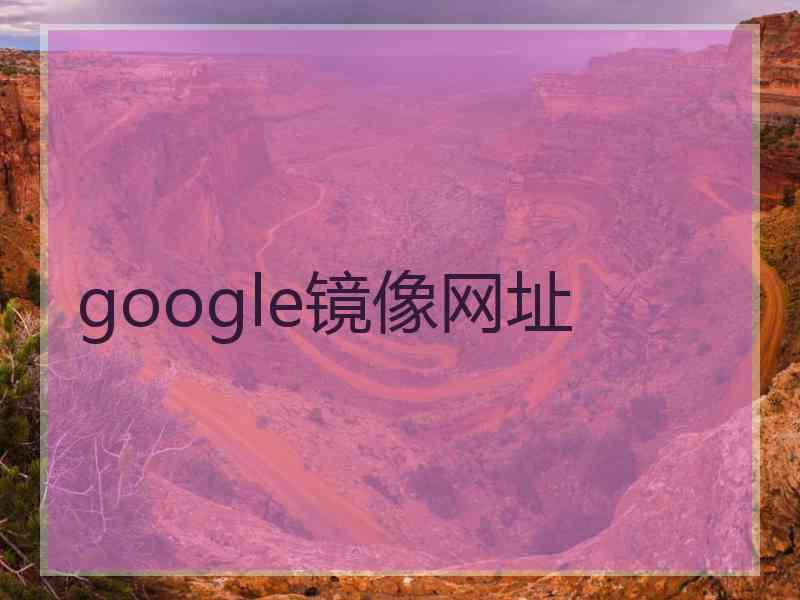 google镜像网址