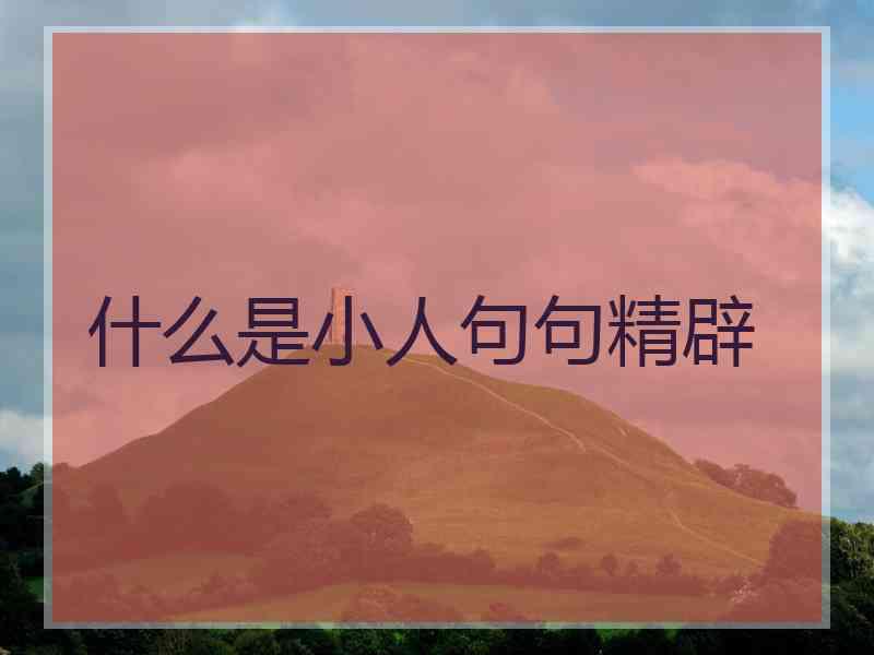什么是小人句句精辟