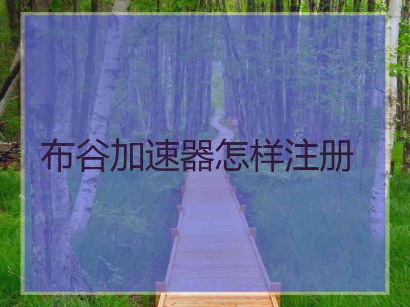 布谷加速器怎样注册
