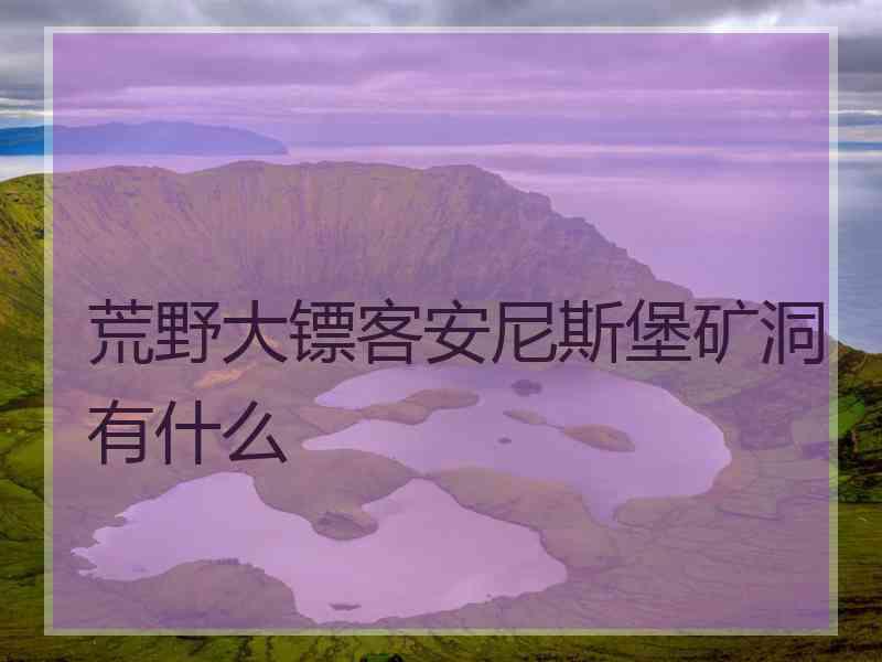 荒野大镖客安尼斯堡矿洞有什么
