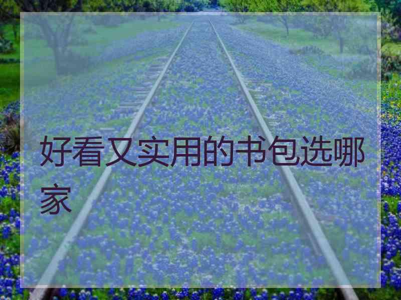 好看又实用的书包选哪家
