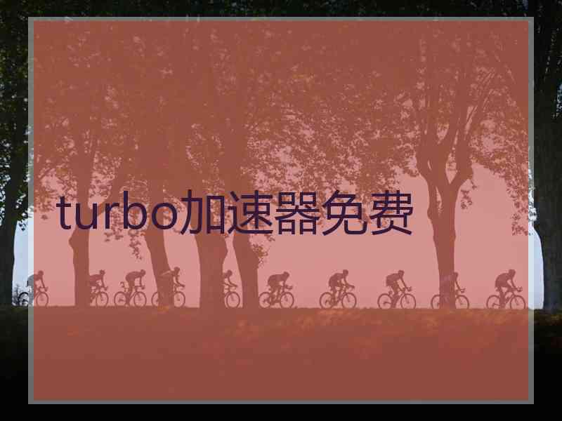 turbo加速器免费
