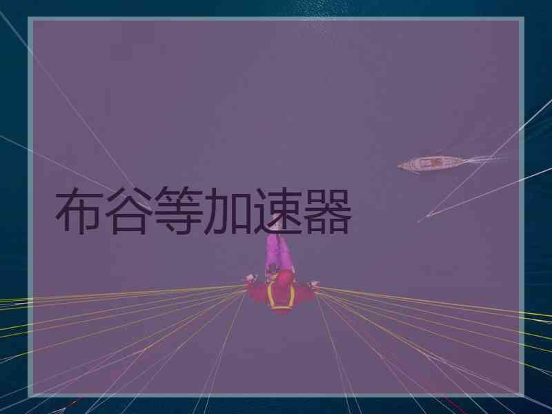 布谷等加速器