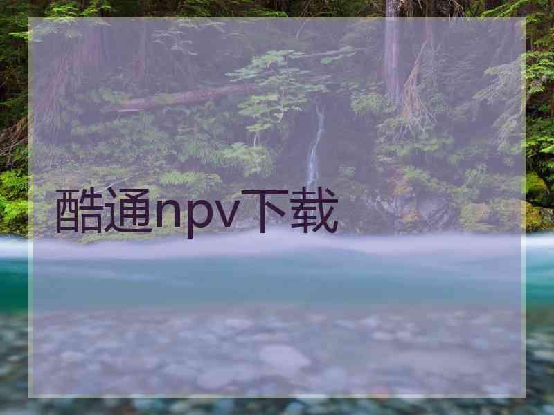 酷通npv下载