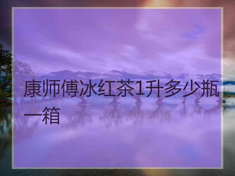康师傅冰红茶1升多少瓶一箱