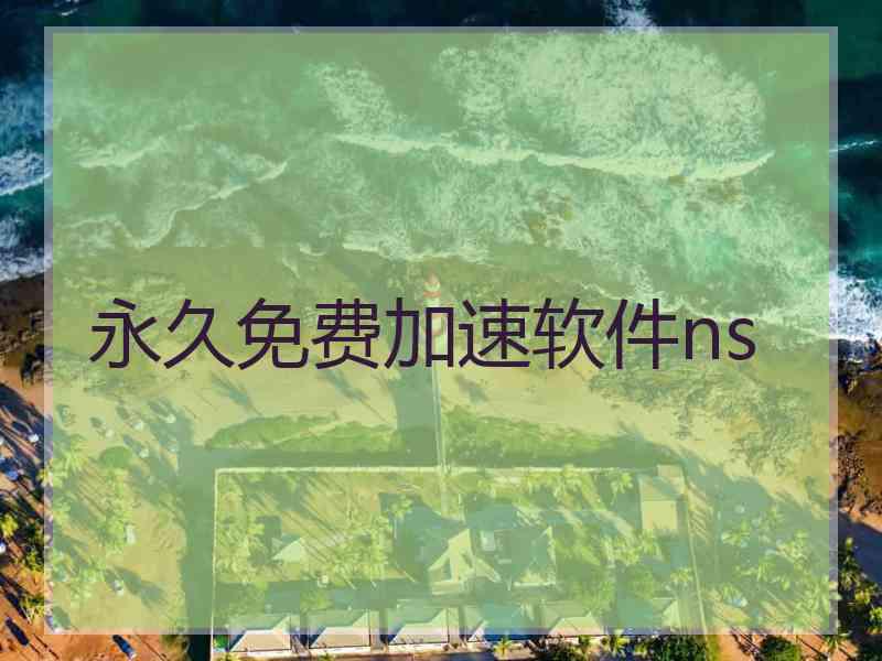 永久免费加速软件ns