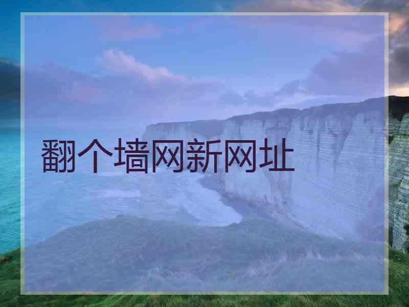 翻个墙网新网址