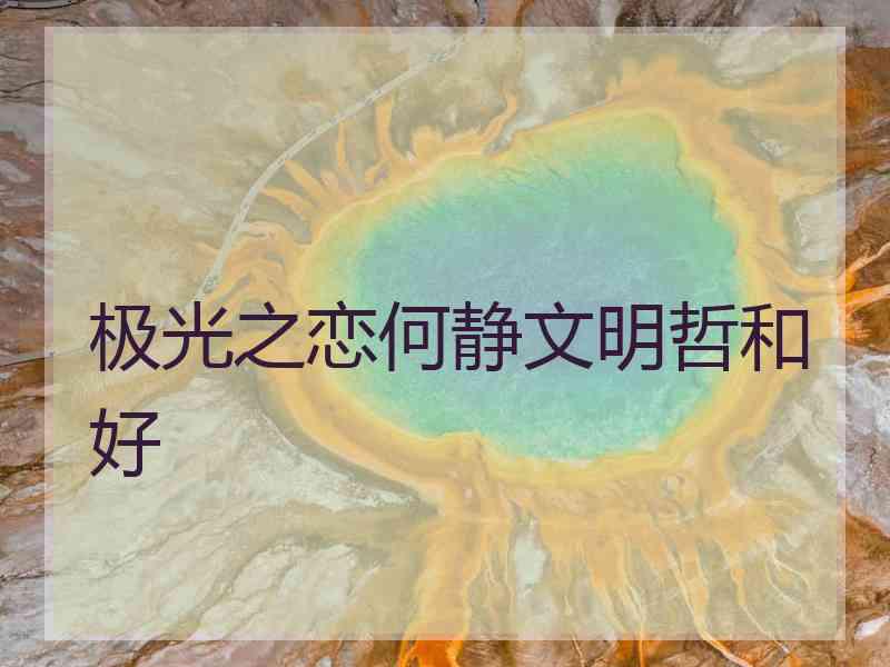 极光之恋何静文明哲和好