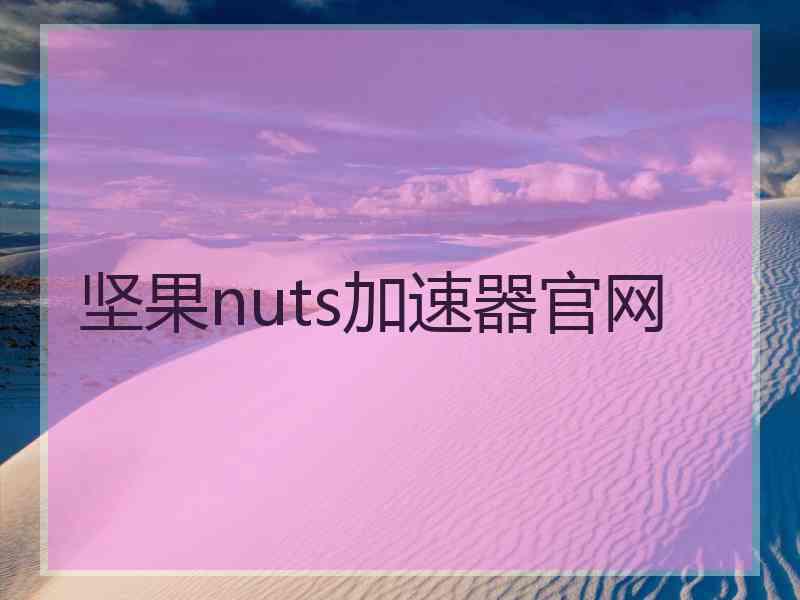 坚果nuts加速器官网