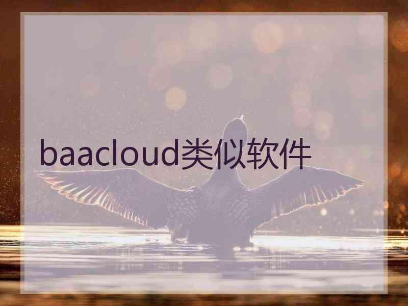 baacloud类似软件