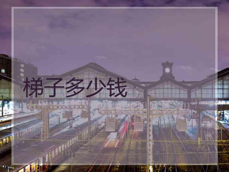 梯子多少钱