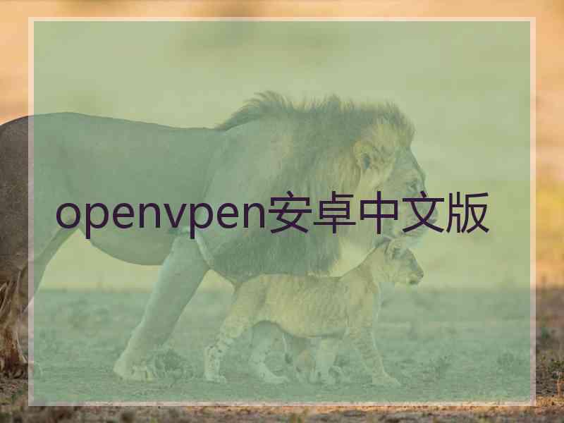 openvpen安卓中文版