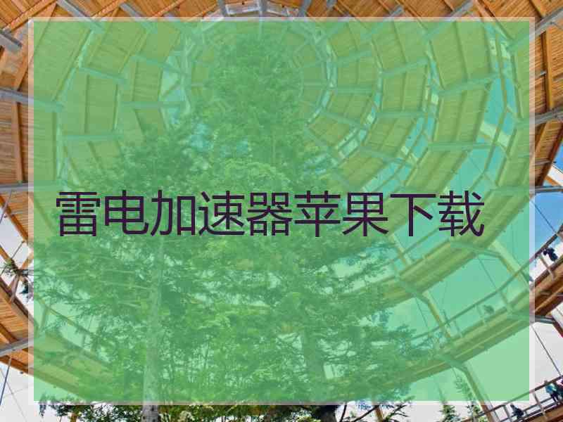 雷电加速器苹果下载