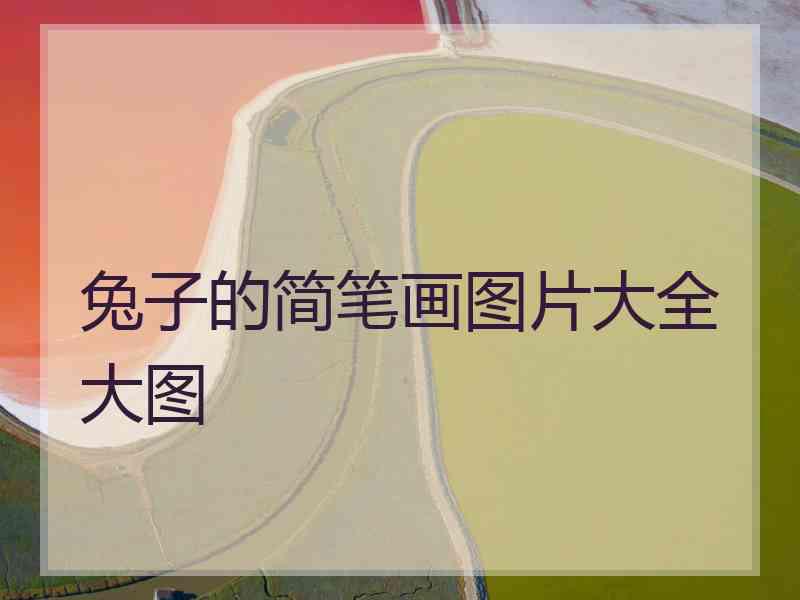 兔子的简笔画图片大全大图