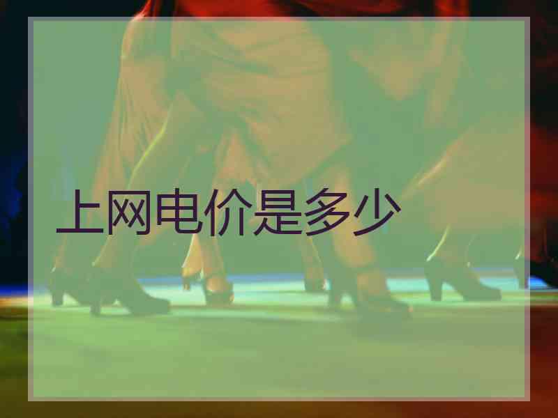 上网电价是多少