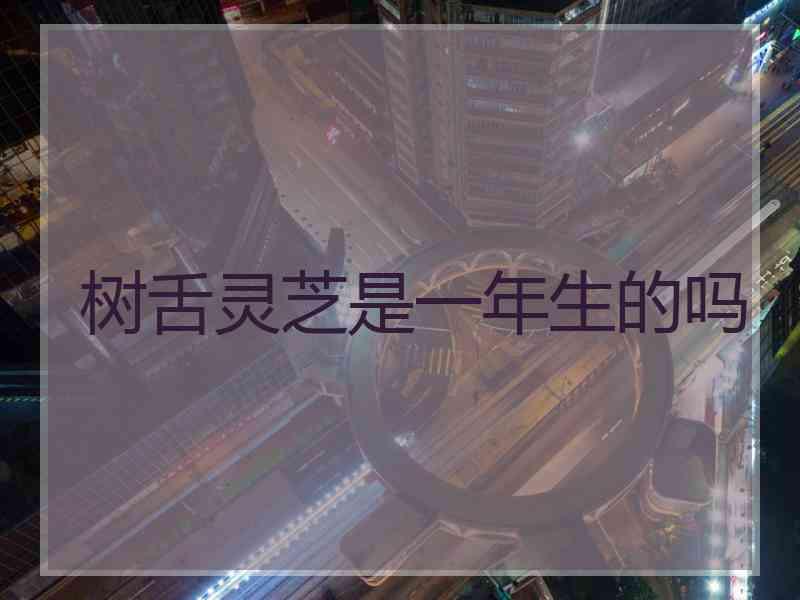 树舌灵芝是一年生的吗