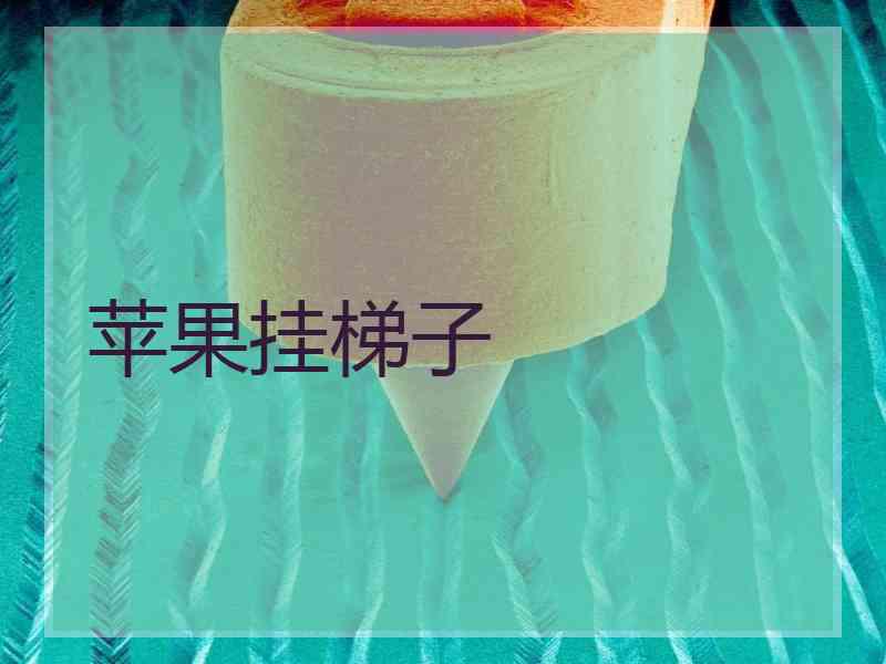 苹果挂梯子