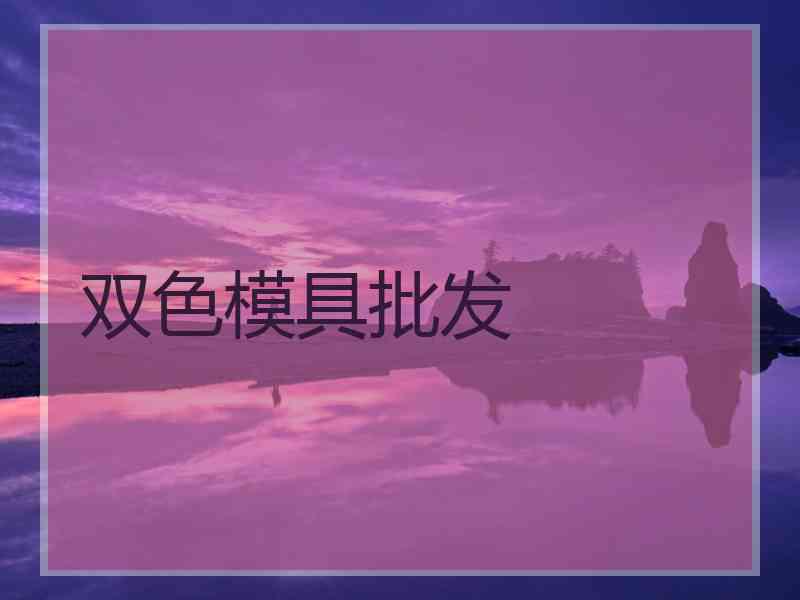 双色模具批发