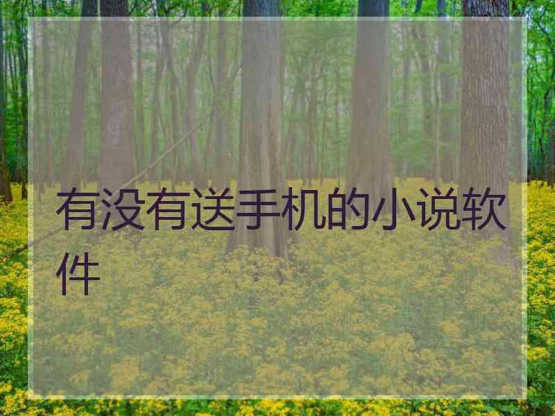 有没有送手机的小说软件