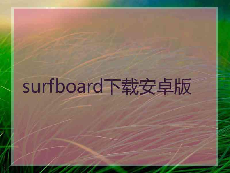surfboard下载安卓版