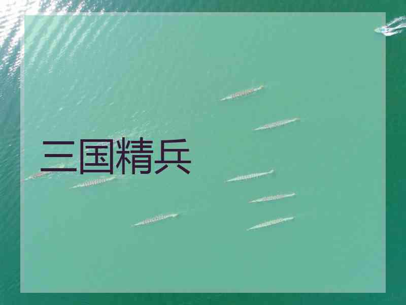 三国精兵