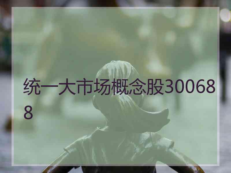 统一大市场概念股300688