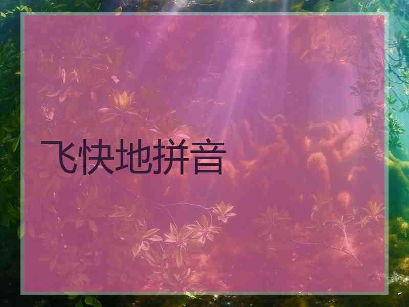 飞快地拼音
