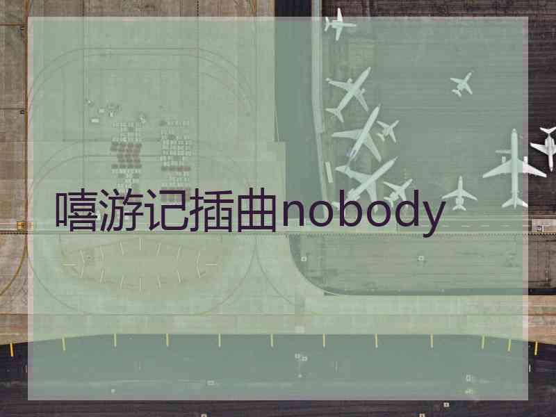 嘻游记插曲nobody