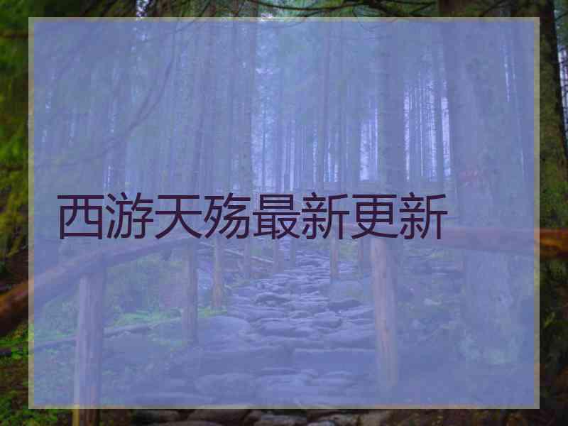 西游天殇最新更新