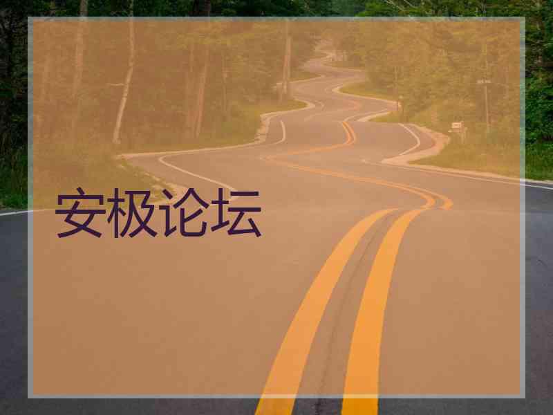 安极论坛
