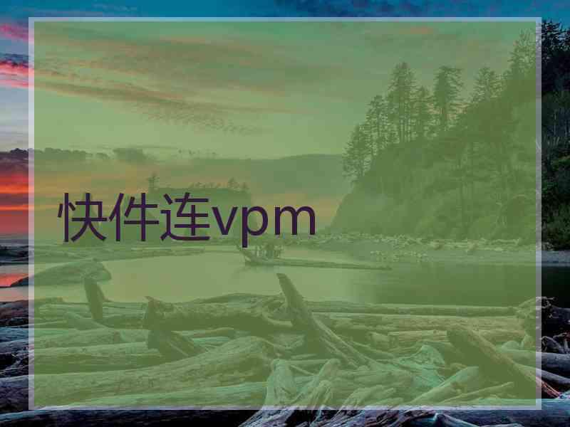 快件连vpm
