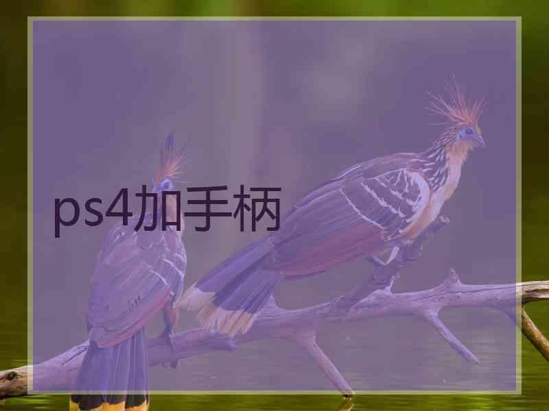ps4加手柄