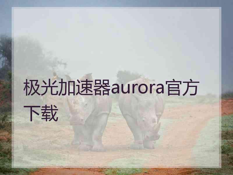 极光加速器aurora官方下载