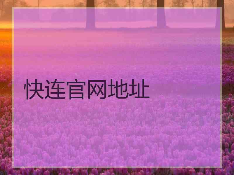 快连官网地址