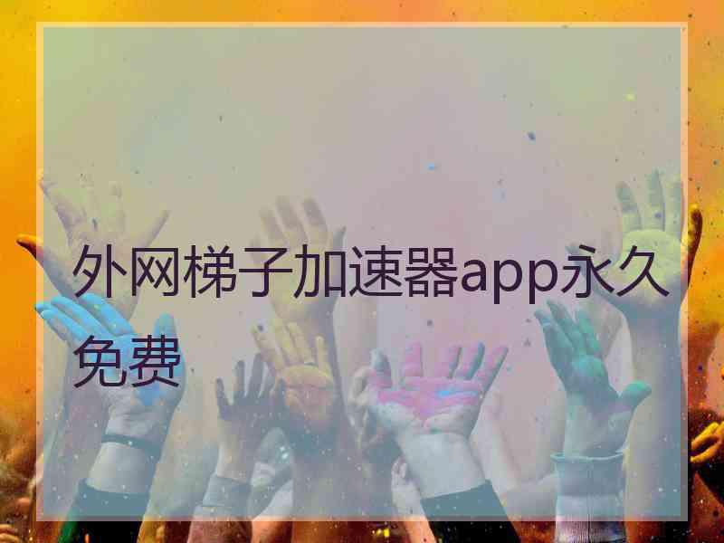 外网梯子加速器app永久免费