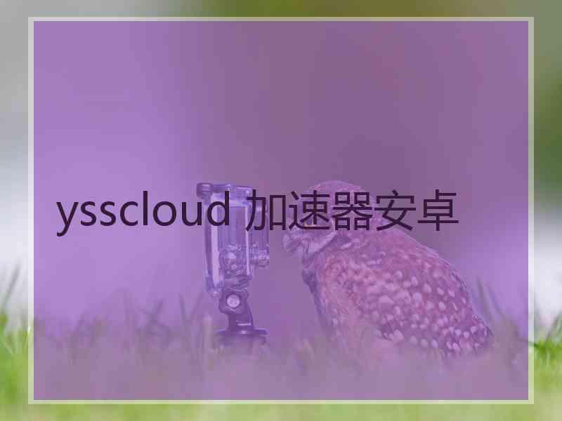 ysscloud 加速器安卓
