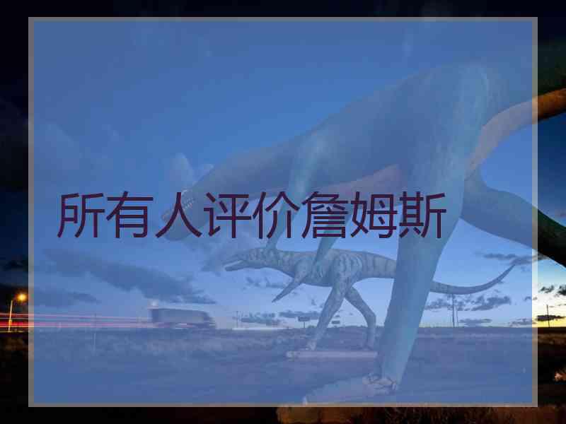 所有人评价詹姆斯