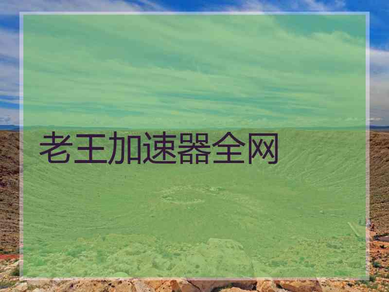 老王加速器全网