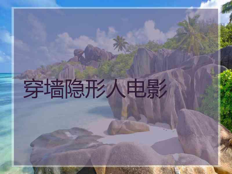 穿墙隐形人电影